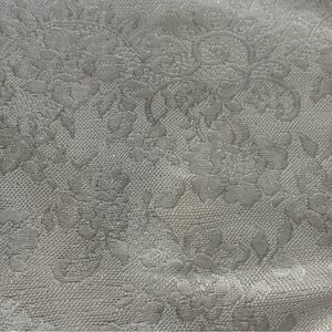 VTG Vanity Fair White Shape-wear panty floral tone on tone Sz 7L